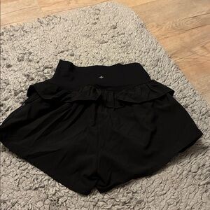 Halara high waisted shorts with mesh details